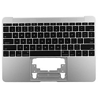 Genuine Top Case w/ Keyboard Silver (661-02242) A1534 2015