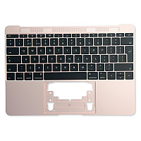 Genuine Top Case w/ Keyboard, Rose Gold (661-04884) A1534 2016 2017