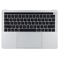 Genuine Top Case w/ Keyboard w/ Battery, Silver (661-07951) A1706