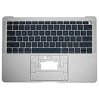 Genuine Top Case w/ Keyboard, Silver (661-09737) A1932