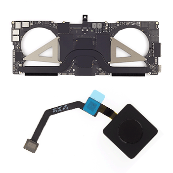 Genuine Logic Board (10-Core CPU, 16-Core GPU, 32 GB, 512 GB) and Touch ID Board A2485