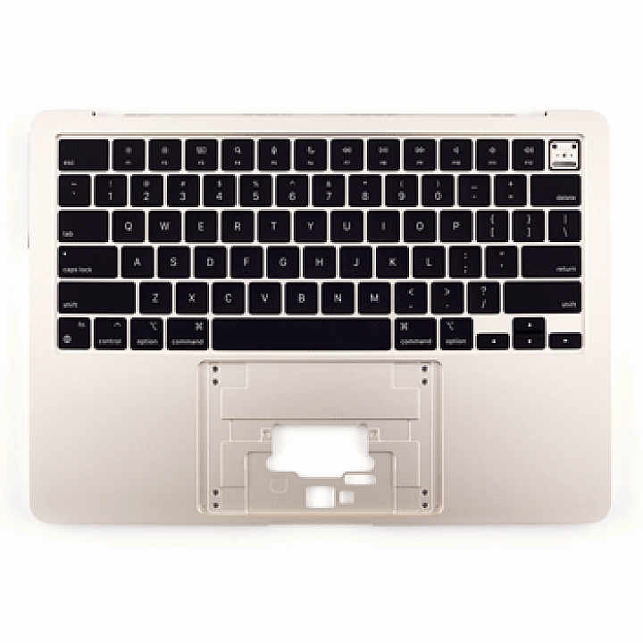 Genuine Top Case w/ Keyboard, Starlight A2681 M2 2022