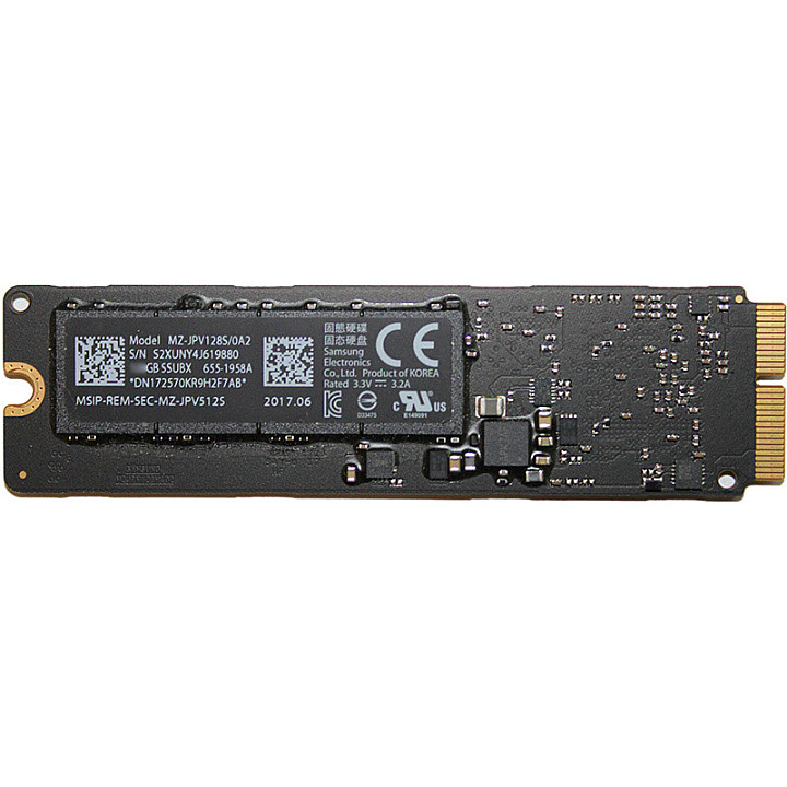 Genuine Solid State Drive (SSD) PCIe 128GB (661-7456) A1466 A1465 A1502 A1398