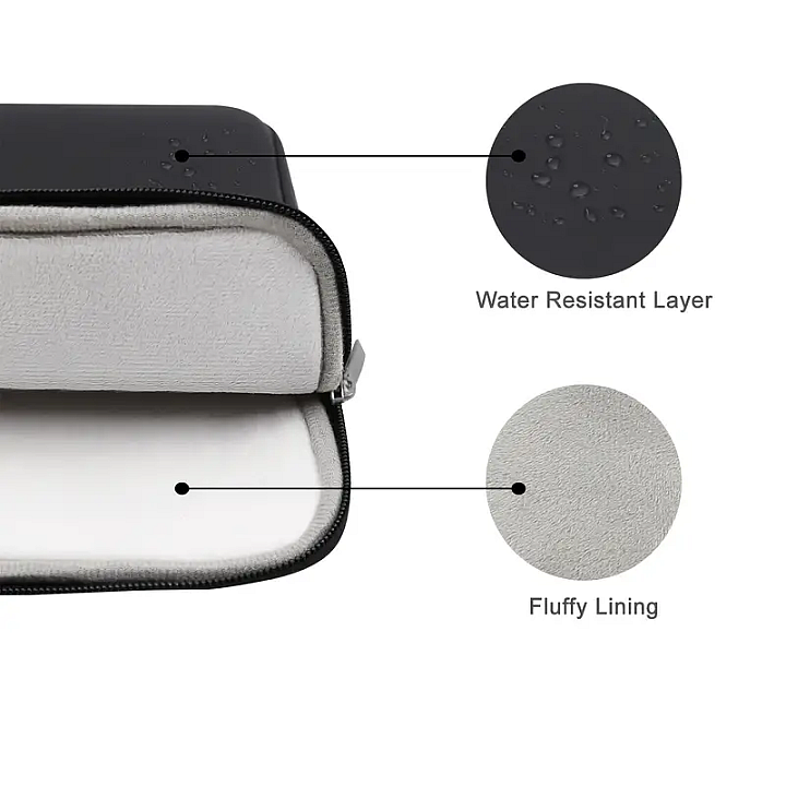 Premium PU Leather Laptop Sleeve Bag for MacBook