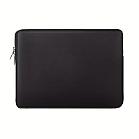 PU Leather Laptop Sleeve for 13-inch MacBook - Black