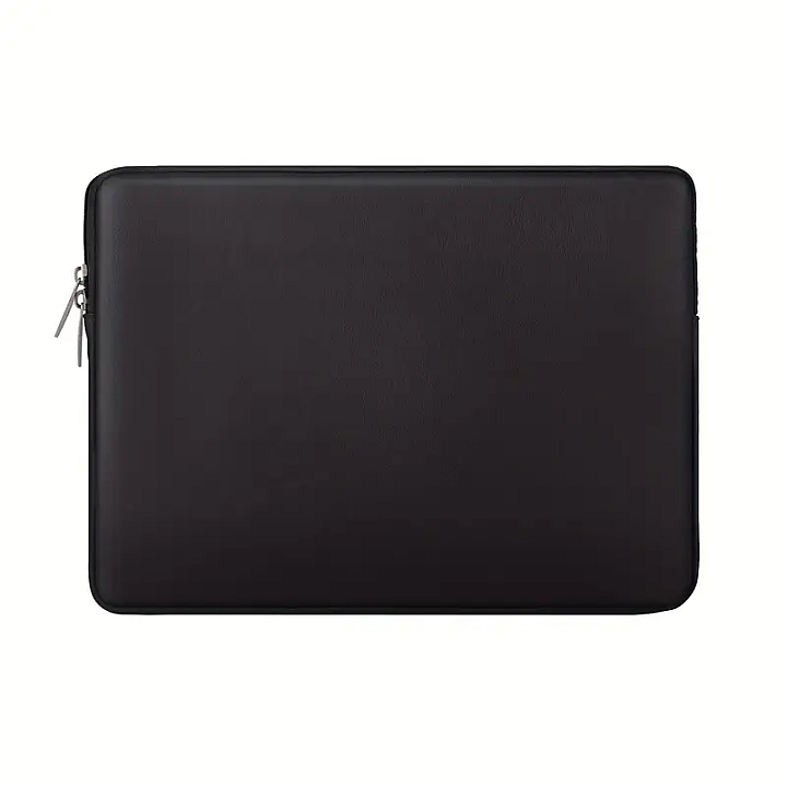 PU Leather Laptop Sleeve for 13-inch MacBook - Black