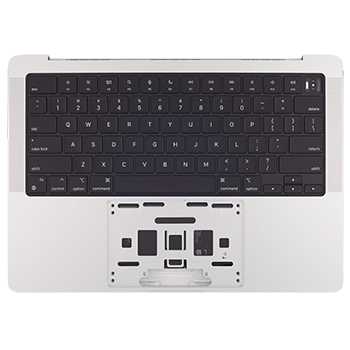 Genuine Top Case w/ Keyboard w/ Battery, Silver (661-21973) A2442 - TechToro Genuine Top Case w/ Keyboard w/ Battery, Silver (661-21973) A2442