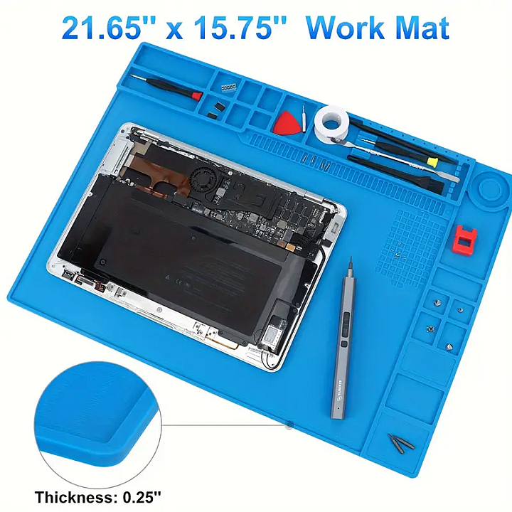 Large 21.65 x 15.75 Anti Static ESD Heat Insulation Working Mat