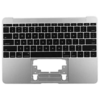 Genuine Top Case w/ Keyboard, Silver (661-04881) A1534 2016 2017