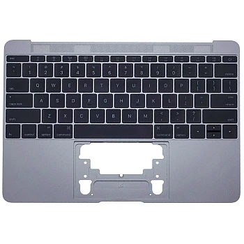 Genuine Top Case w/ Keyboard Space Gray (661-04882) A1534 2016 2017