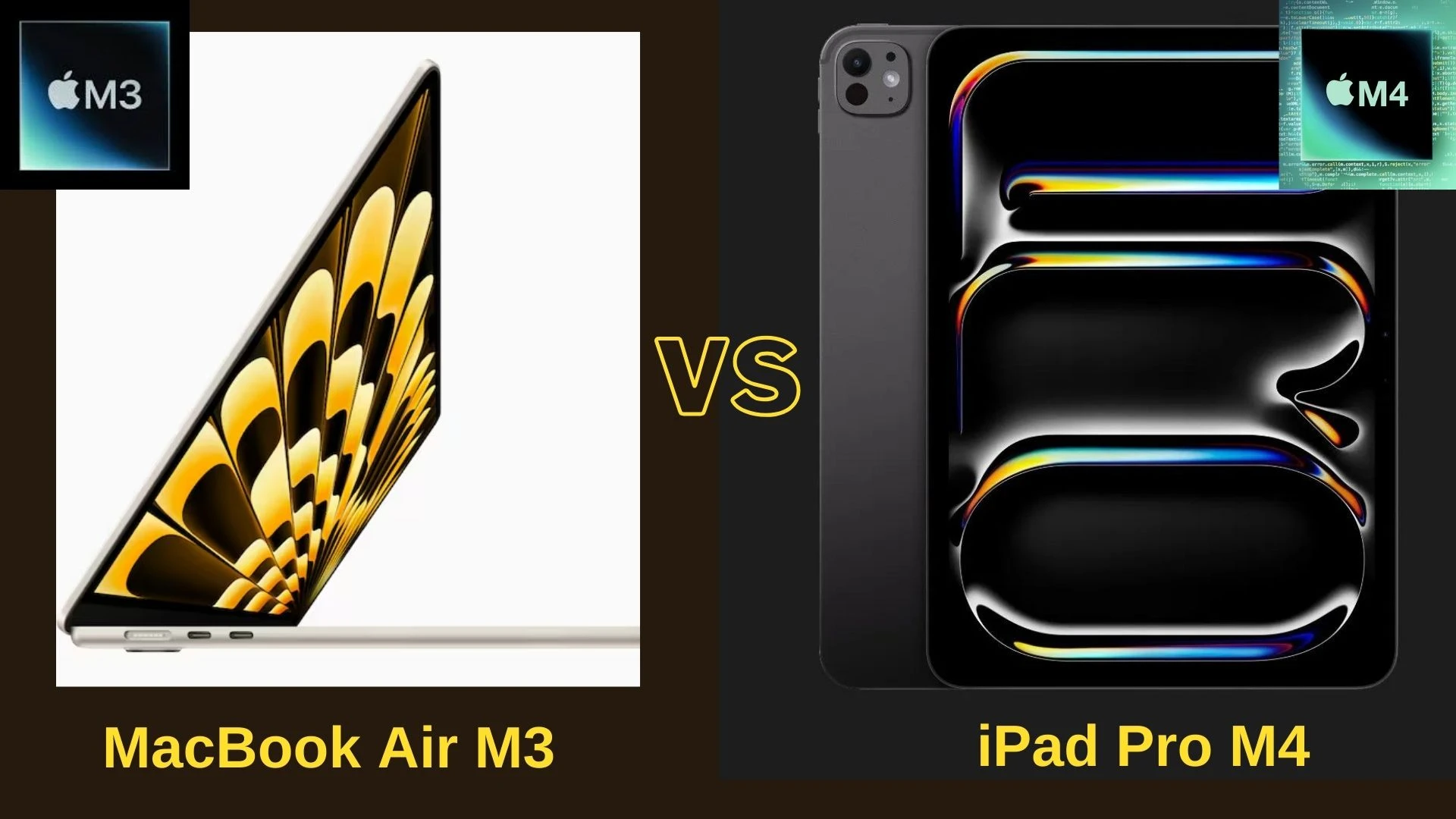 iPad Pro M4 vs. MacBook Air M3: Which is Better and More Powerful