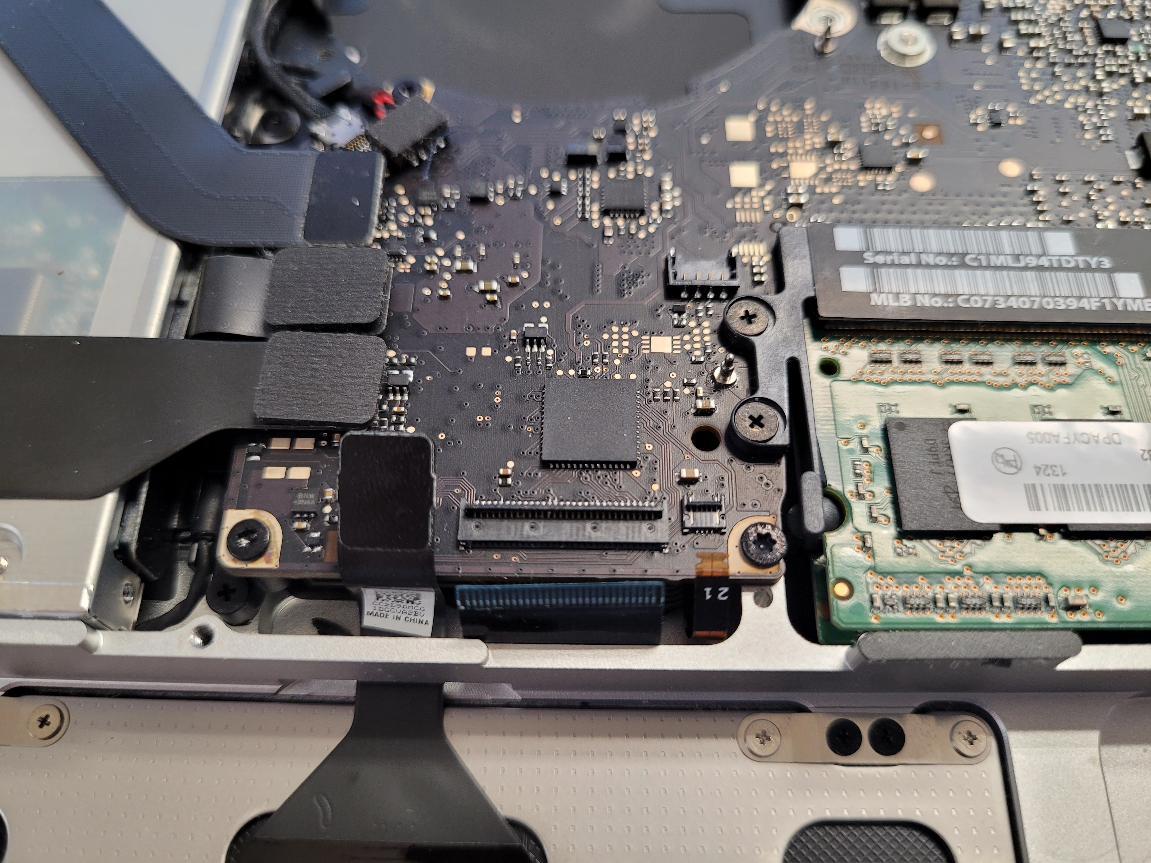 Step 12 - MacBook Pro Unibody model A1278 Logic Board replacement