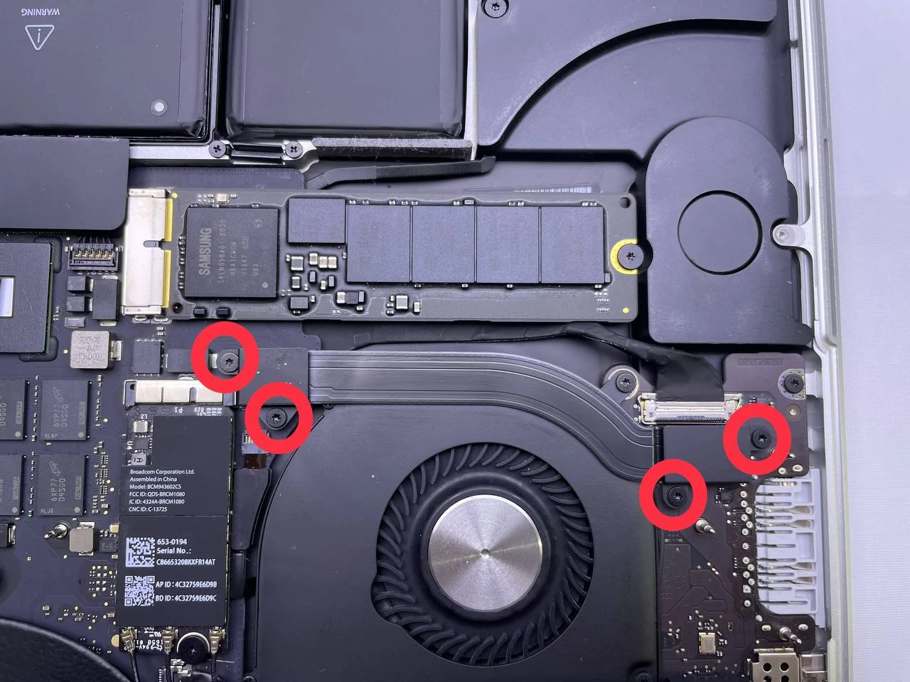 Step 7 - MacBook Pro A1398 2015 Logic Board Replacement