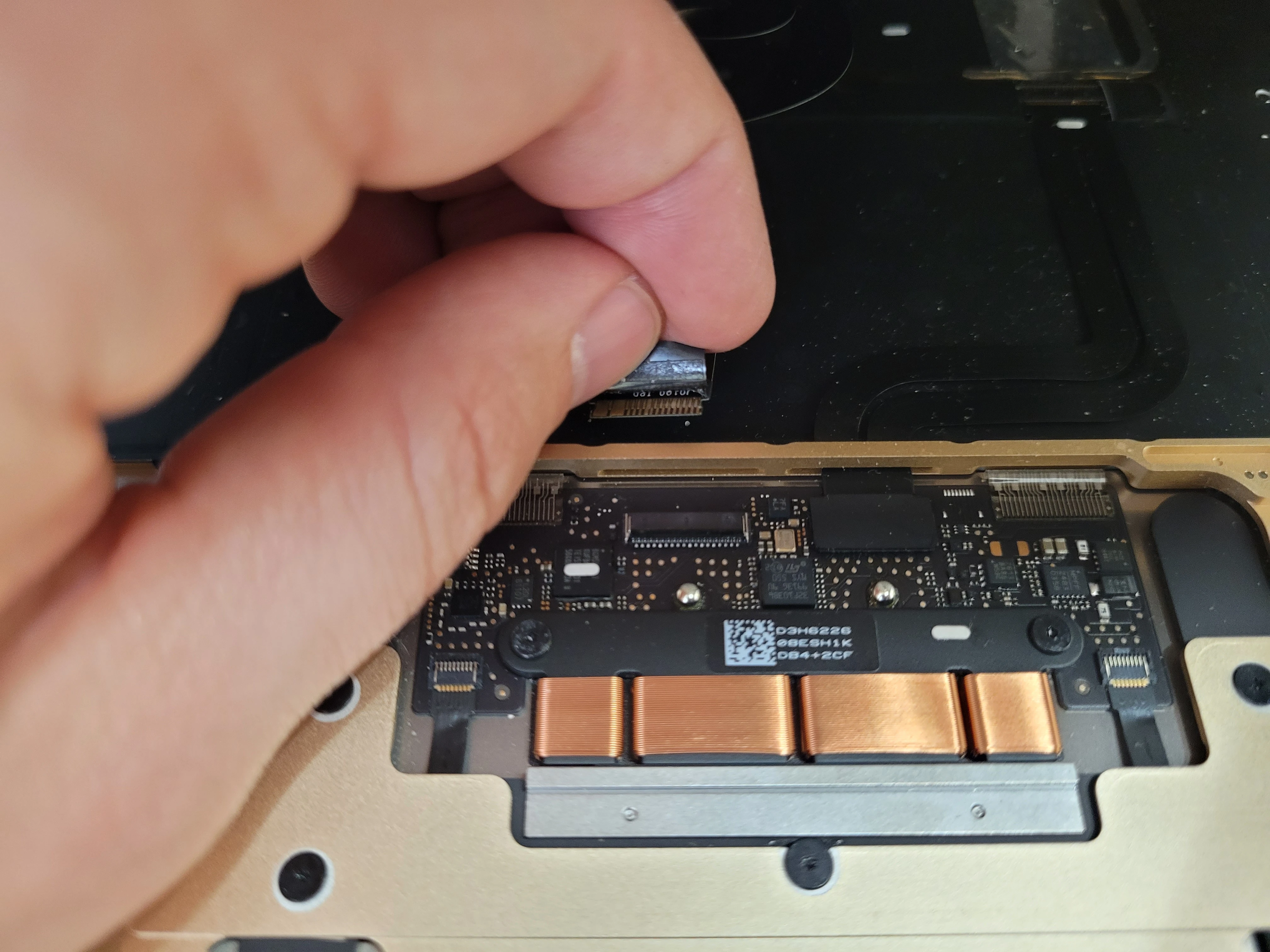 Step 7 - MacBook A1534 Keyboard (Upper Case) Replacement