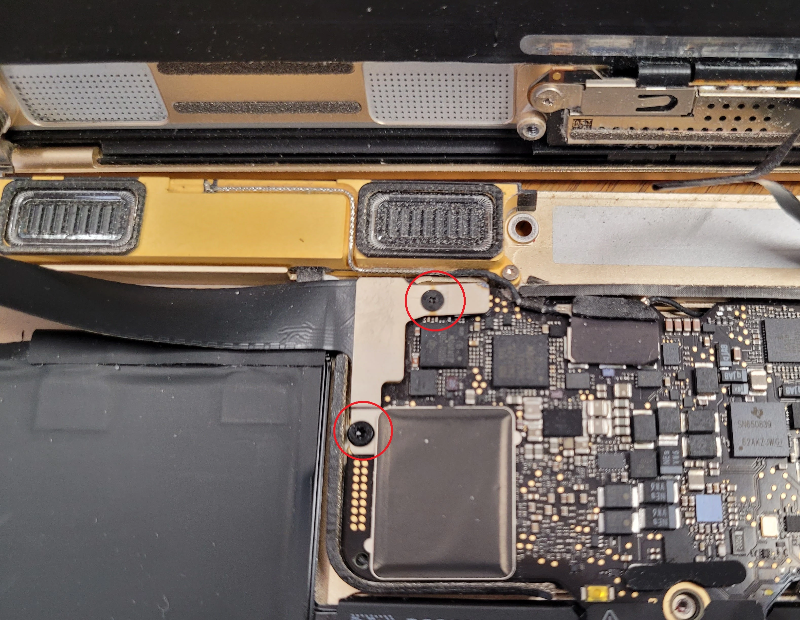 Step 10 - MacBook A1534 Keyboard (Upper Case) Replacement