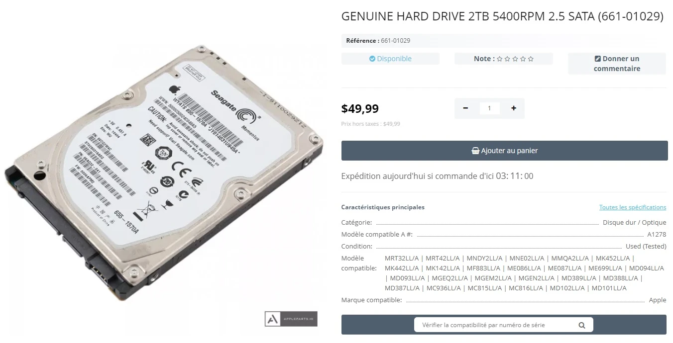 Step 1 - Comment changer disque dur MacBook Pro: guide facile à utiliser