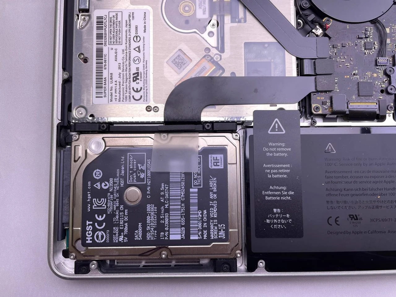 Step 6 - Easy-to-Use Guide to MacBook Pro Hard Drive Replacement
