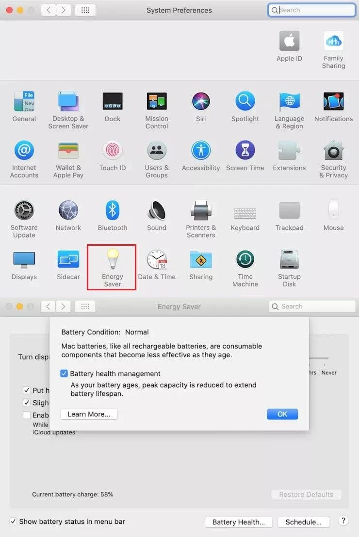 Step 3 - How to check battery health on MacBook