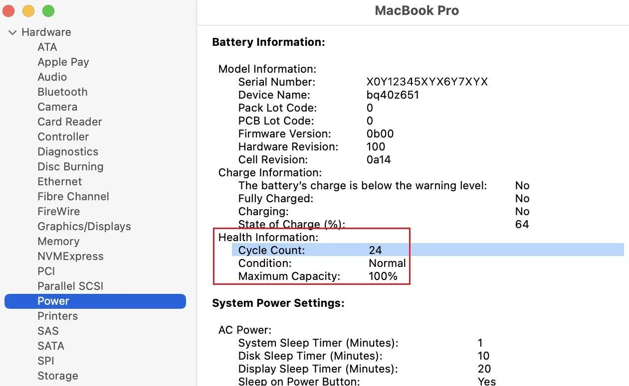 Step 1 - How to check battery health on MacBook