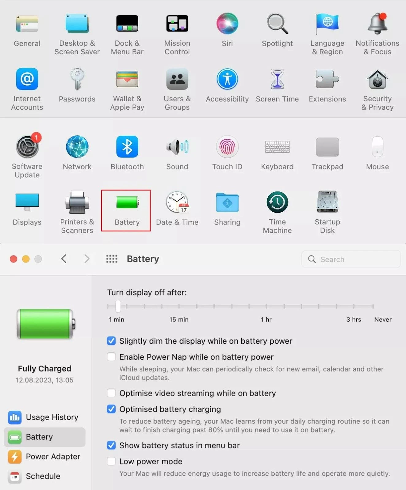 Step 2 - How to check battery health on MacBook