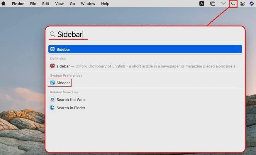 Step 3 - How to Use Sidecar on Mac