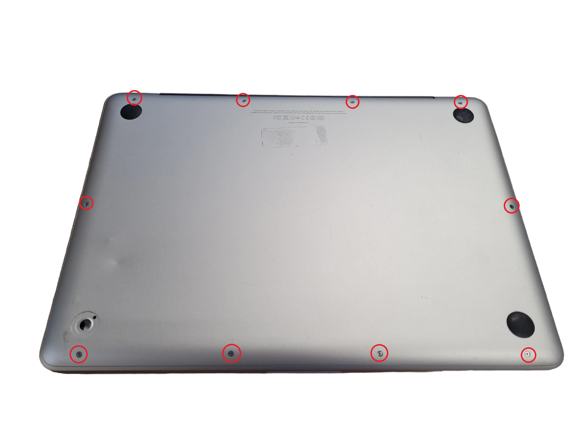 Step 2 - MacBook Pro Unibody model A1278 Logic Board replacement