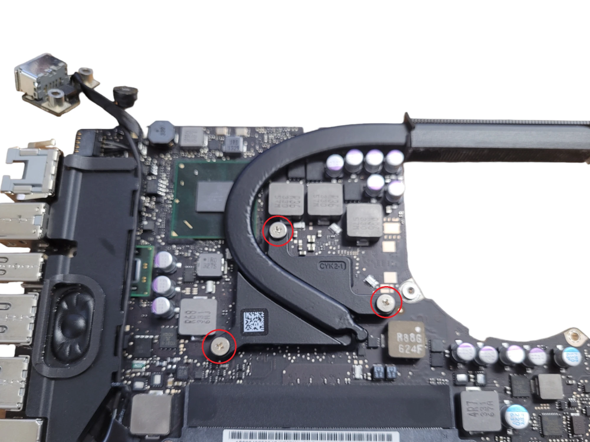Step 20 - MacBook Pro Unibody model A1278 Logic Board replacement