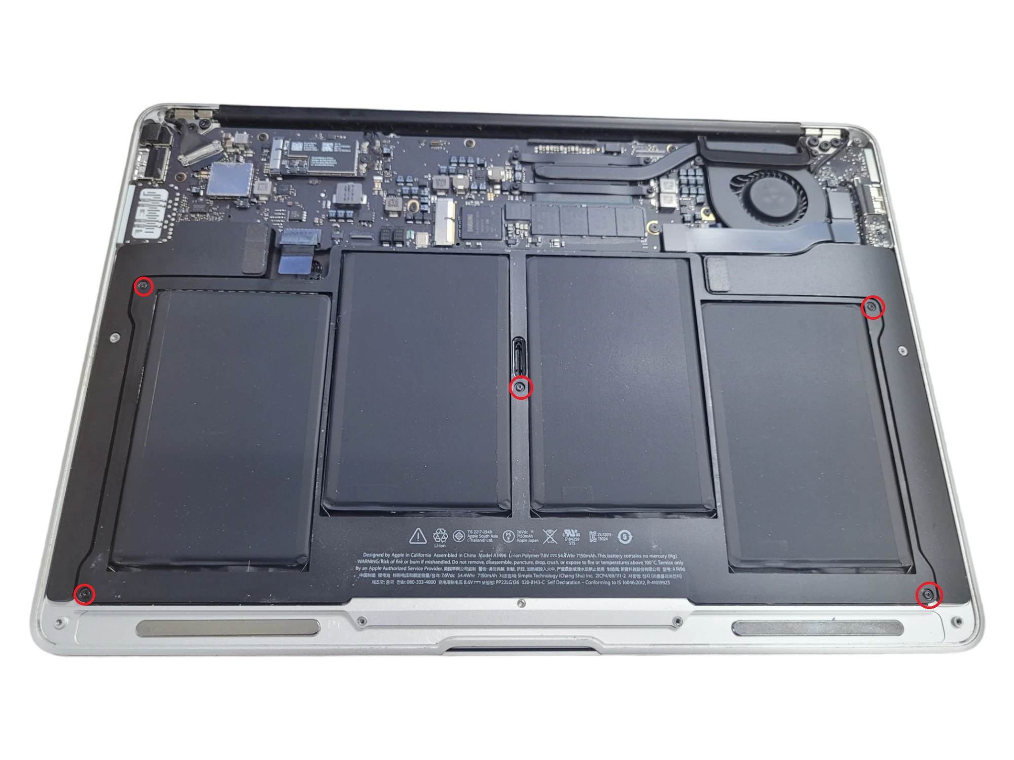 Step 5 - MacBook Air 13 Early 2015 battery replacement: step-by-step guide