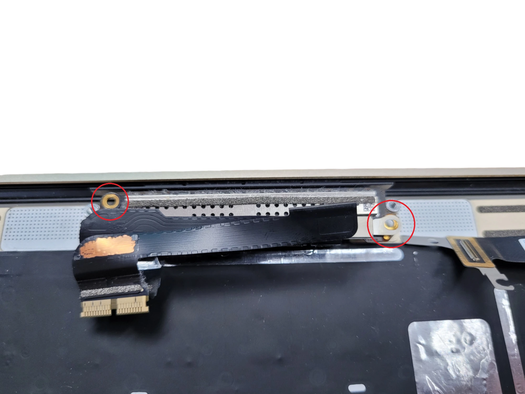 Step 22 - MacBook A1534 Keyboard (Upper Case) Replacement