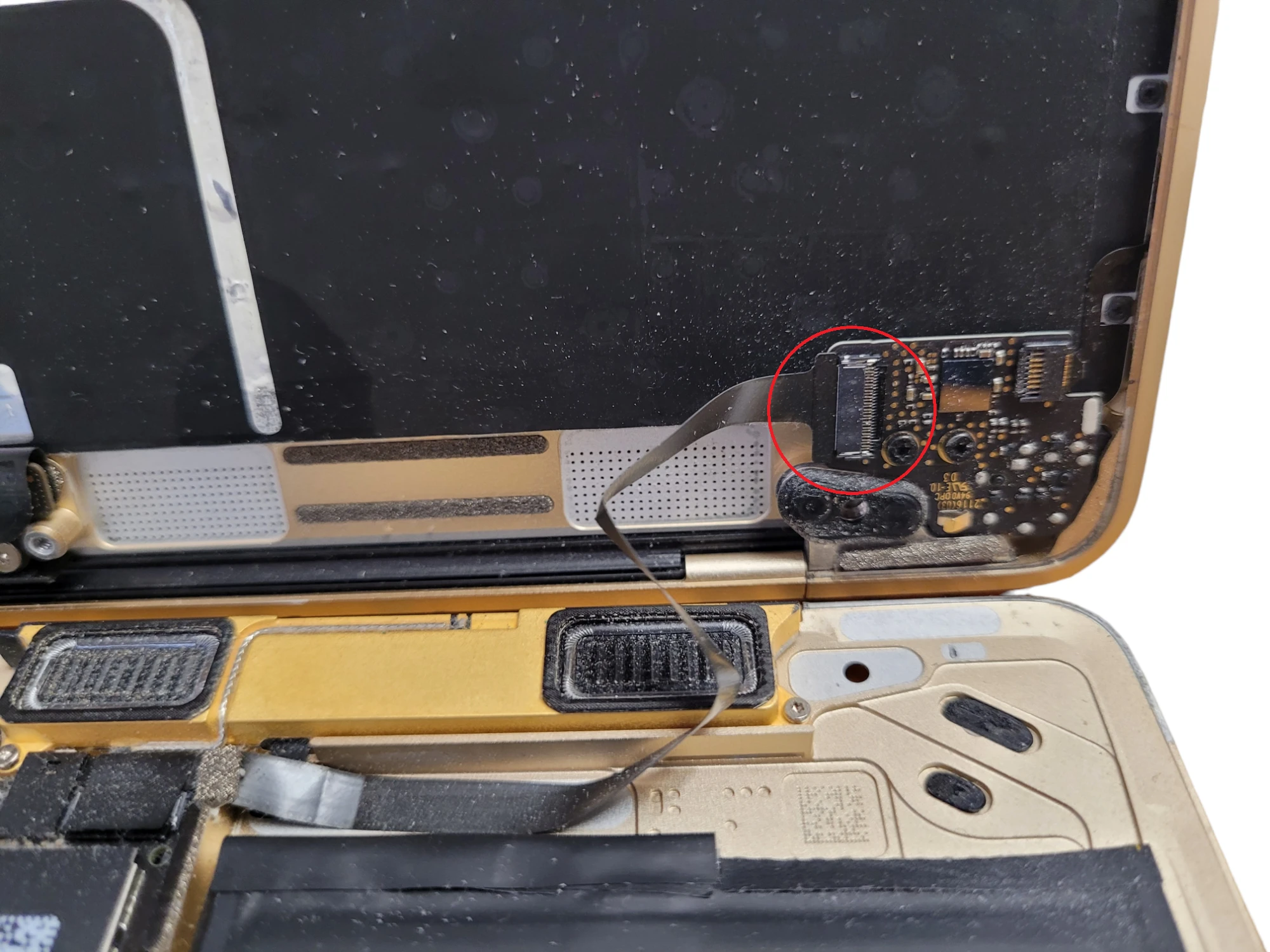 Step 12 - MacBook A1534 Keyboard (Upper Case) Replacement