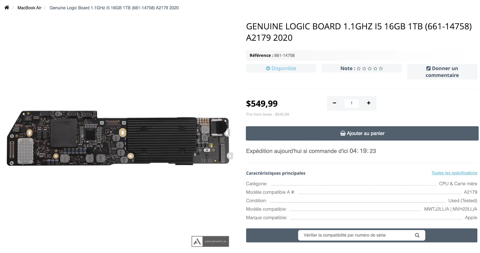 Step 1 - MacBook Pro 2018 vs MacBook Air 2020: lequel acheter