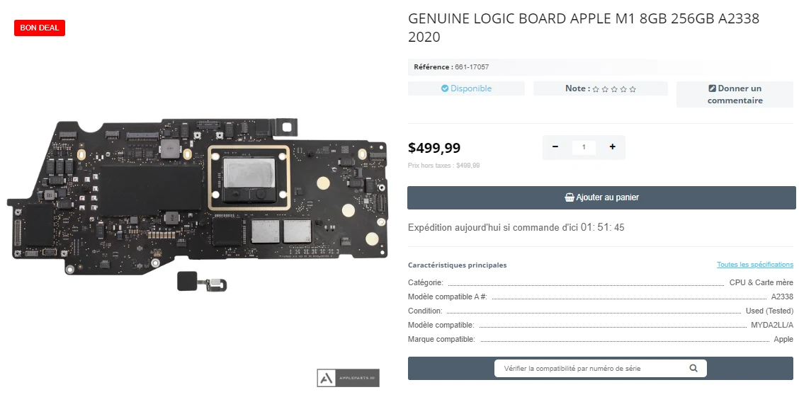 Step 3 - Revue du MacBook Pro (13 pouces, M2, 2022)