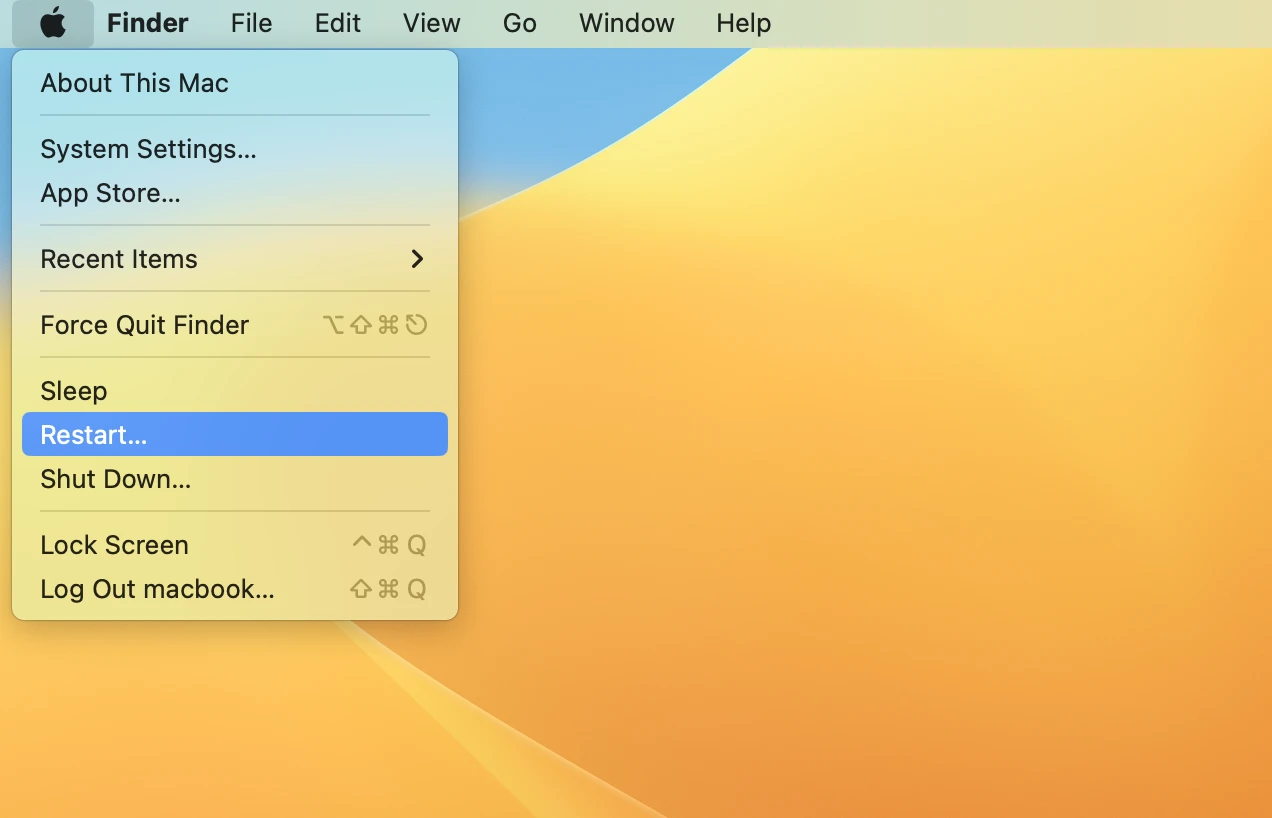 Step 1 - Sound on MacBook not working: how to fix it