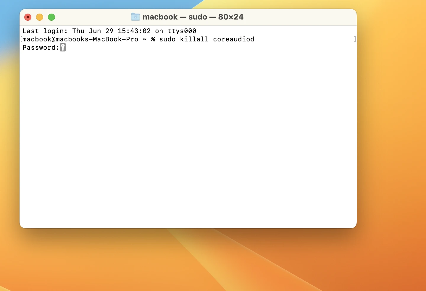 Step 7 - Sound on MacBook not working: how to fix it
