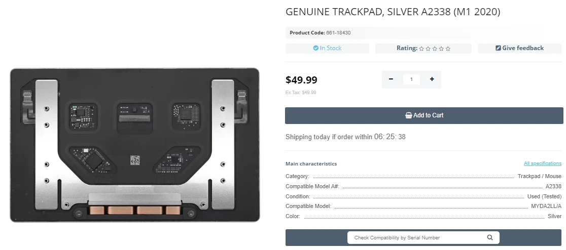 Step 1 - MacBook Trackpad Not Clicking or Stuck
