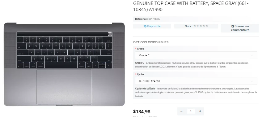 Step 1 - Comment changer batterie MacBook