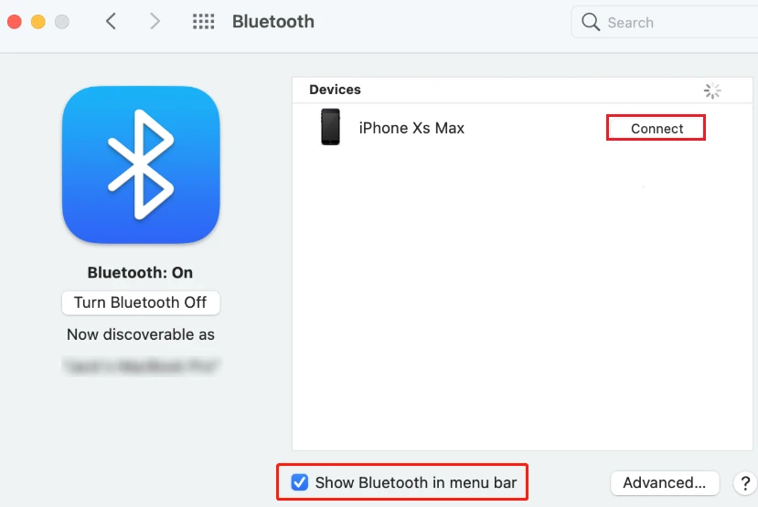 Step 1 - How to connect an iPhone to a Mac