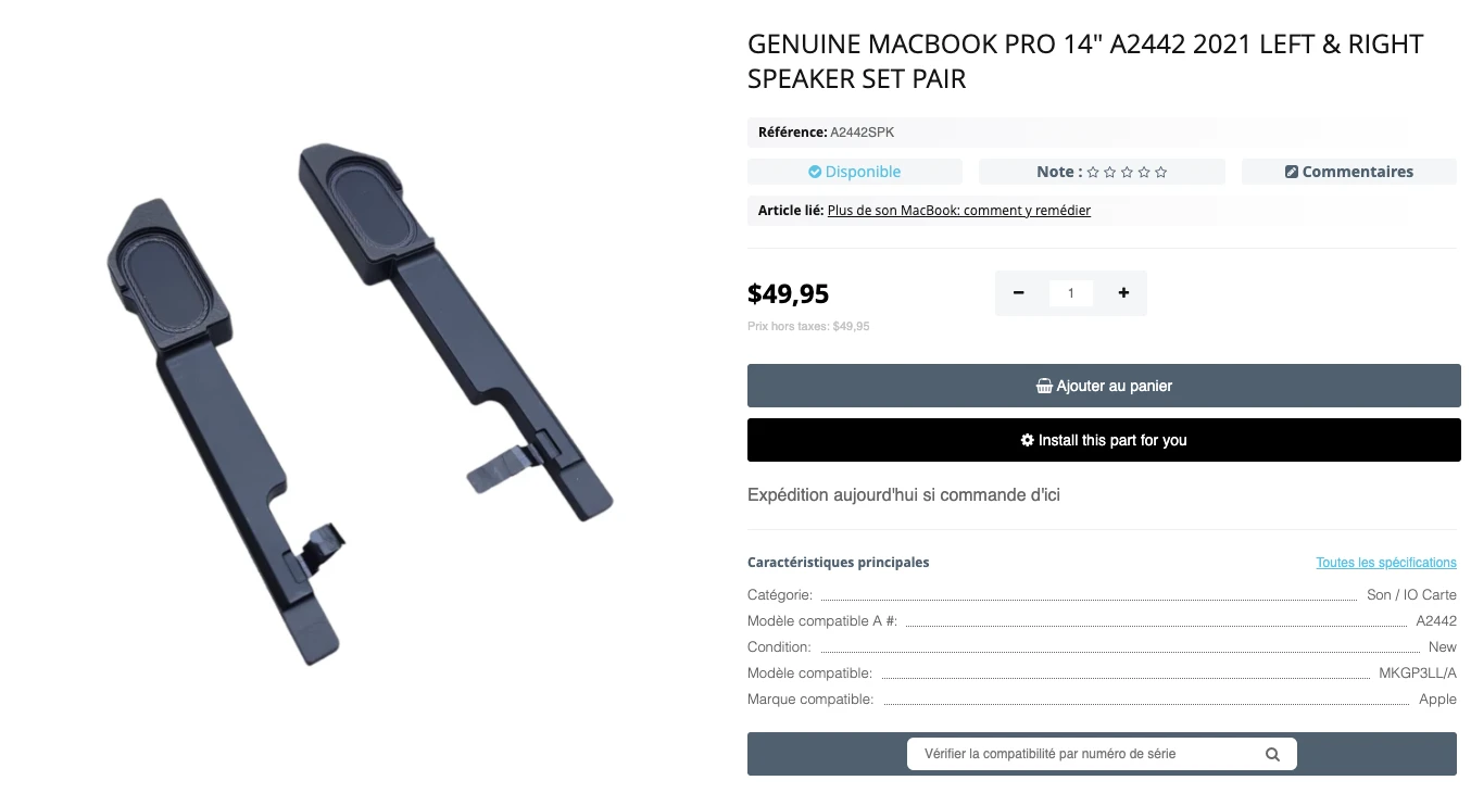 Step 1 - Haut parleur Mac grésille après leur remplacement: Résolution du problème