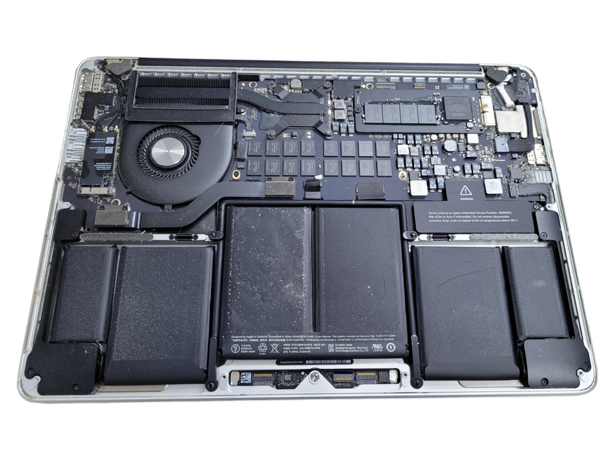 Step 3 - How to clean MacBook fan