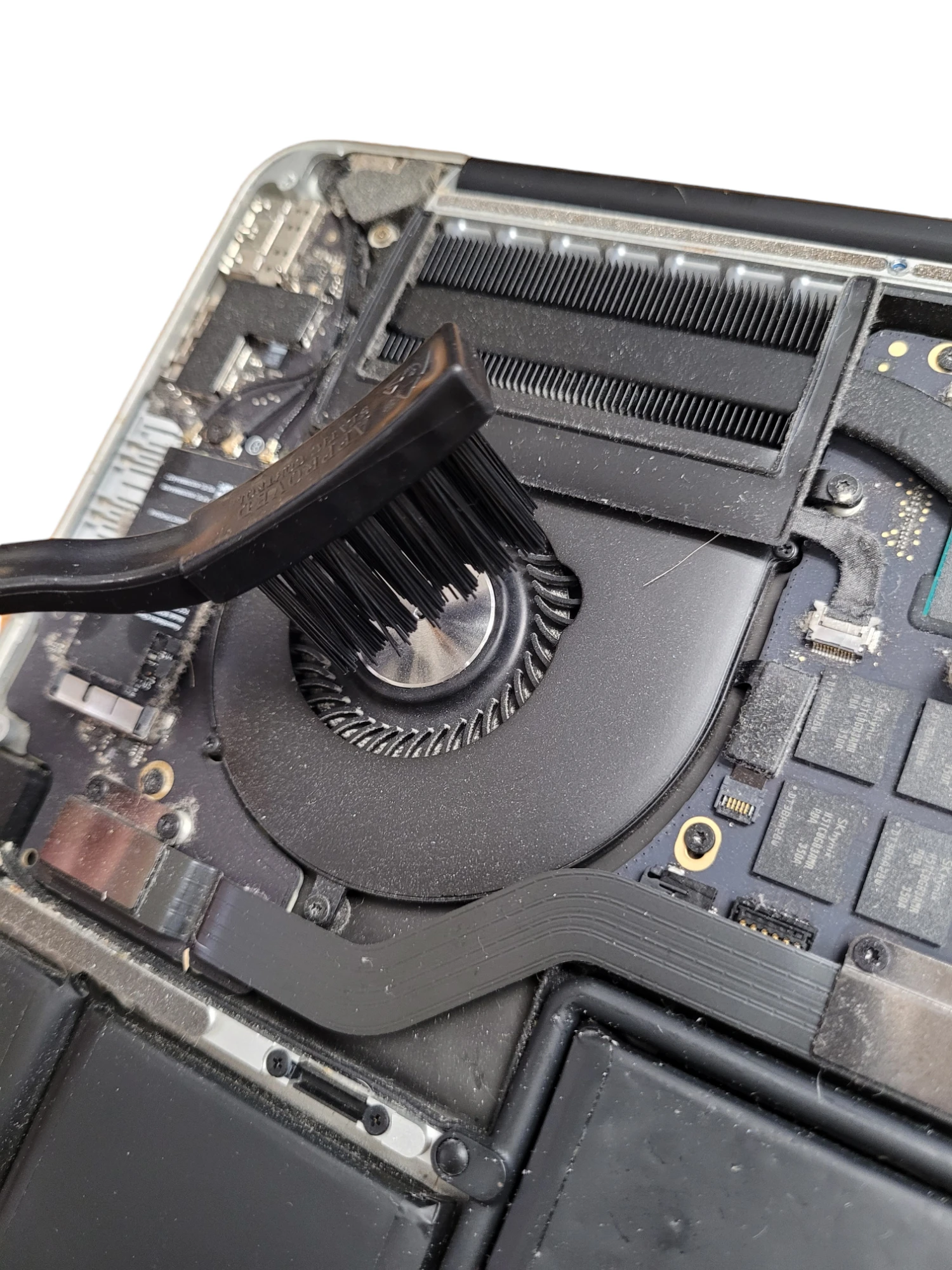 Step 6 - How to clean MacBook fan