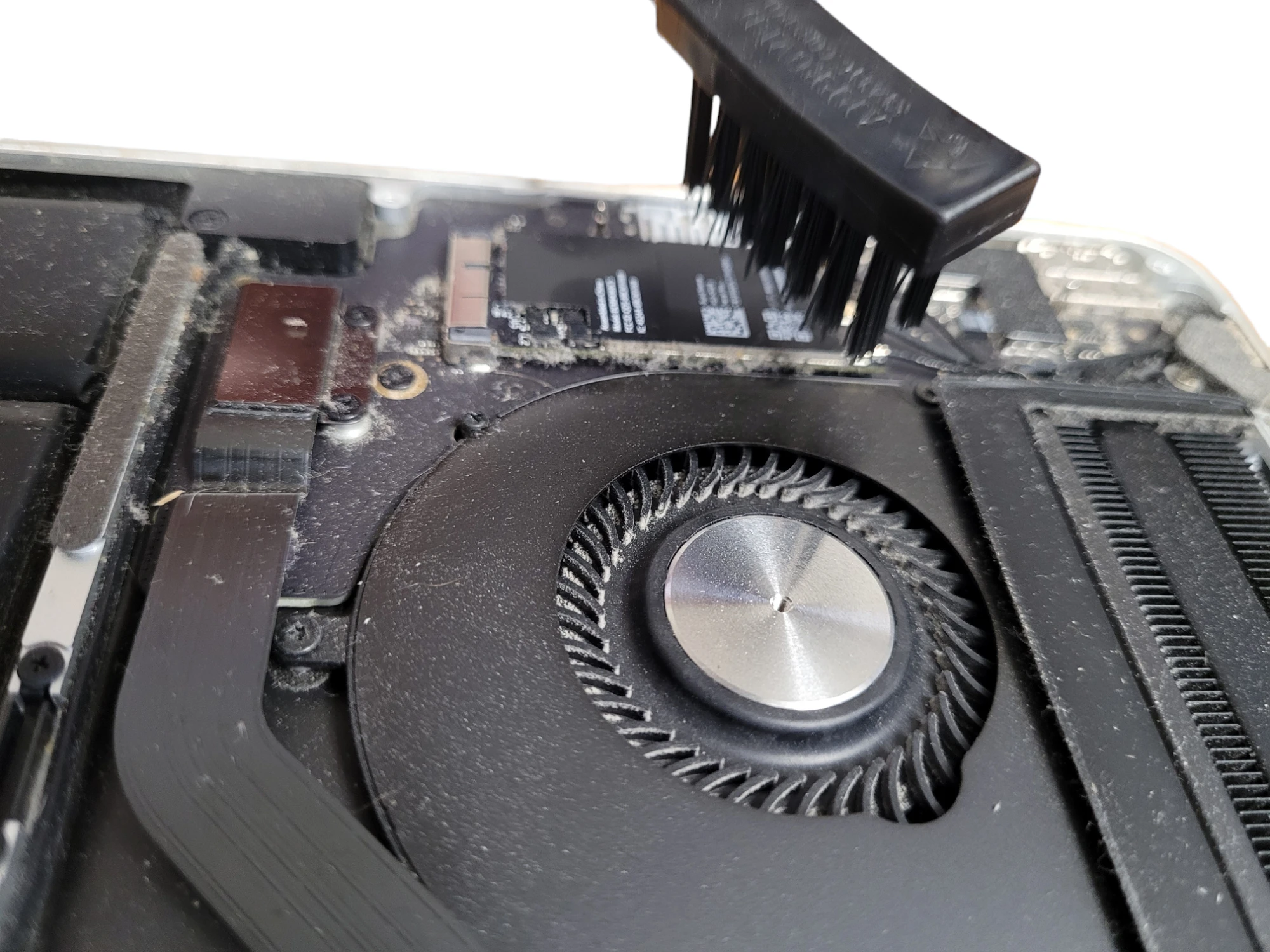 Step 7 - How to clean MacBook fan