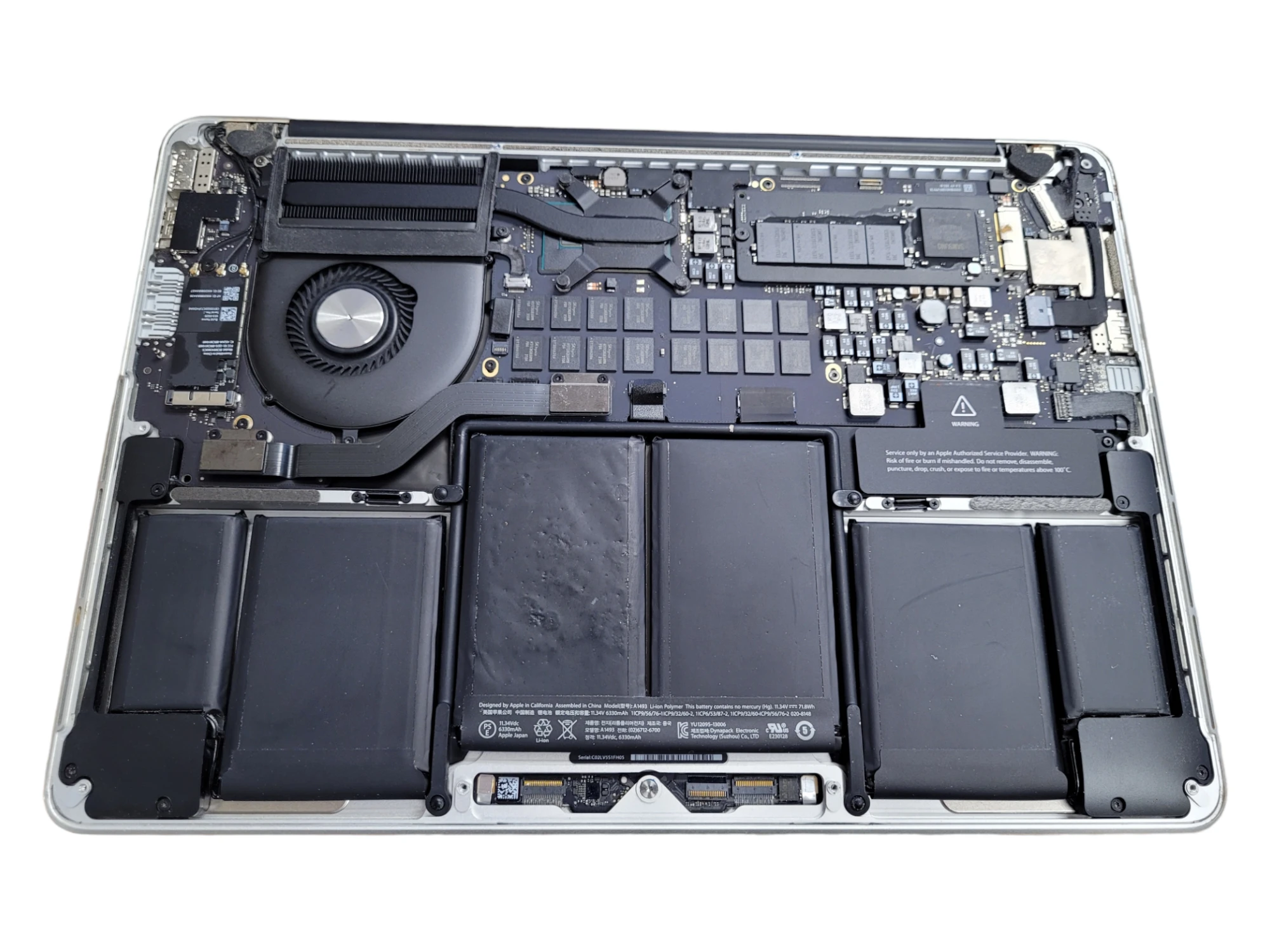 Step 10 - How to clean MacBook fan