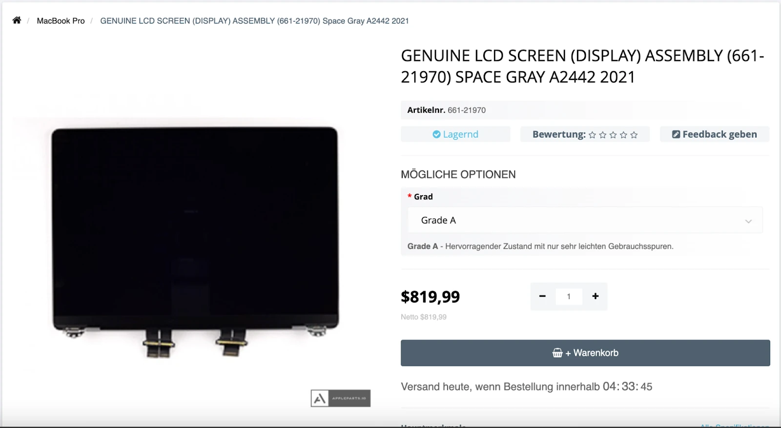 Step 1 - MacBook Pro Display tauschen: Anleitung