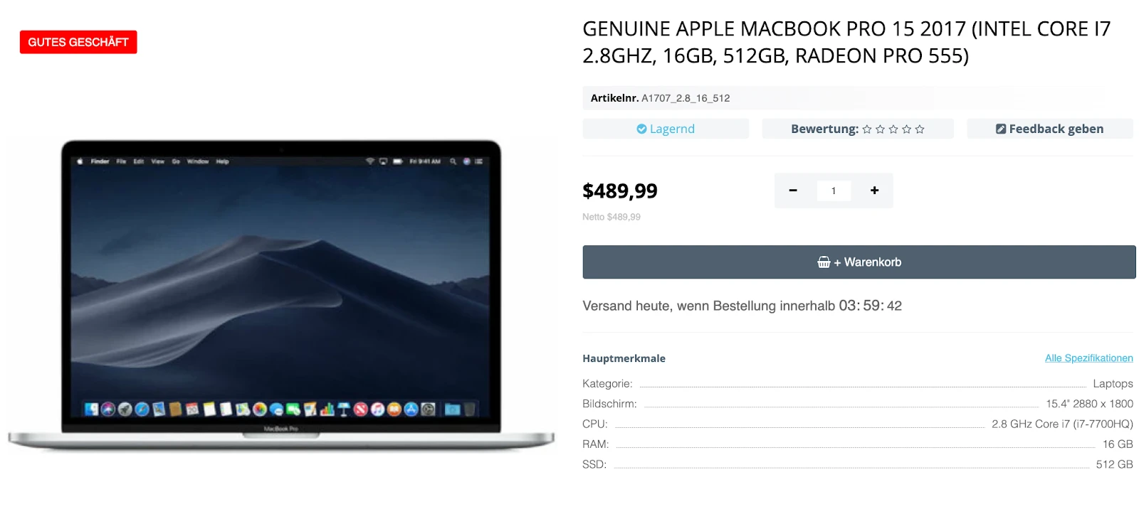 Step 2 - MacBook-Recycling: Geben Sie Ihrem Apple Laptop ein zweites Leben