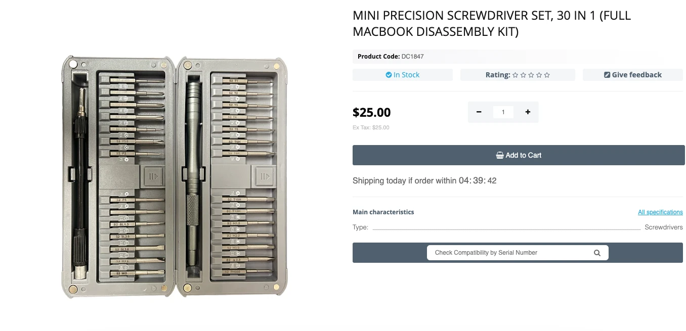 Step 1 - Best MacBook Tools: What Apple Toolkit You Need for Repairs, Upgrades