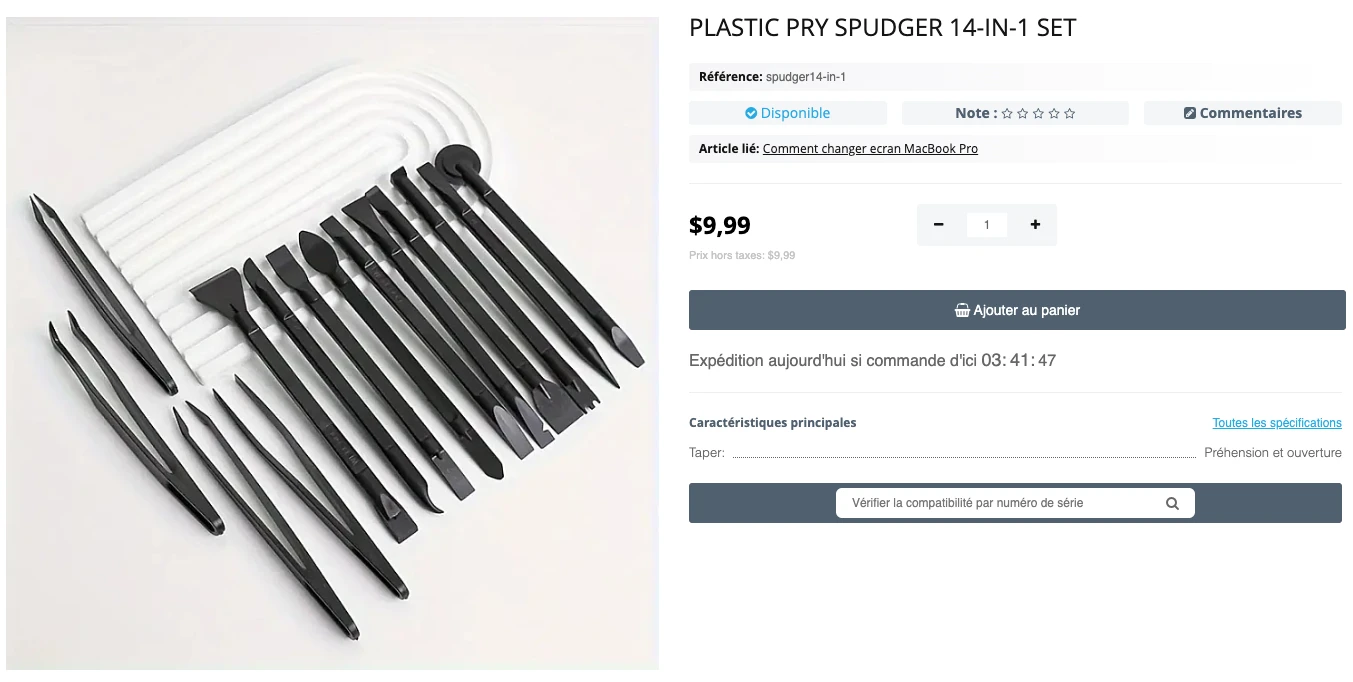 Step 5 - Quels outils Apple utiliser pour réparer et mettre à niveau un MacBook