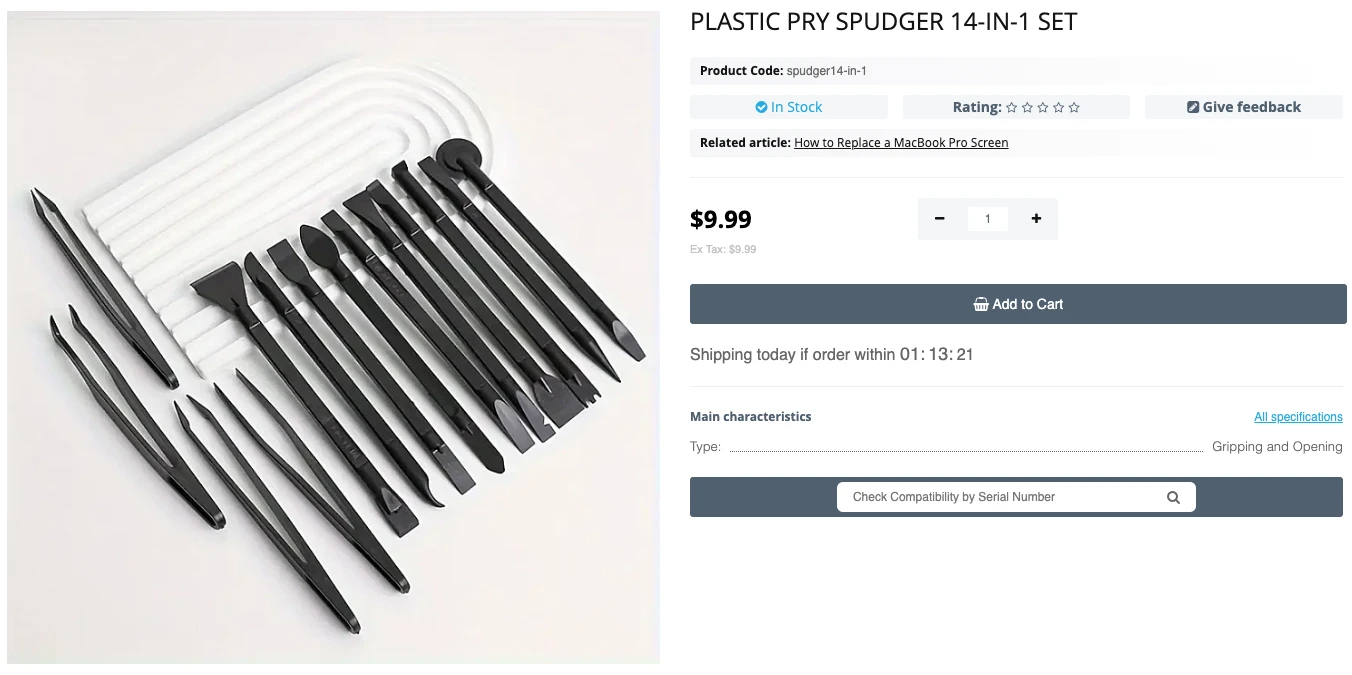 Step 5 - Best MacBook Tools: What Apple Toolkit You Need for Repairs, Upgrades