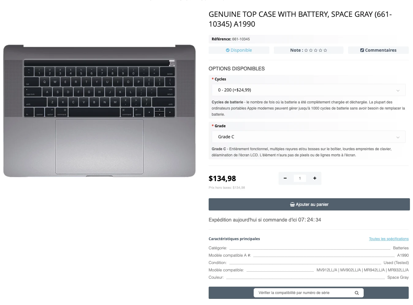 Step 1 - Remplacement du MacBook Pro 15" Touch Bar: Instructions étape par étape (Vidéo)