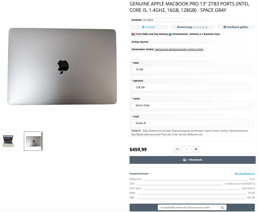 Step 1 - Rückgängig machen und Wiederherstellen auf dem Mac