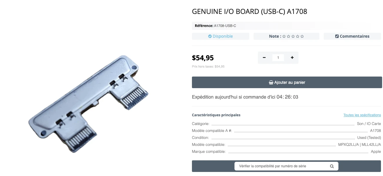 Step 1 - Que faire si le port USB-C MacBook ne fonctionne pas